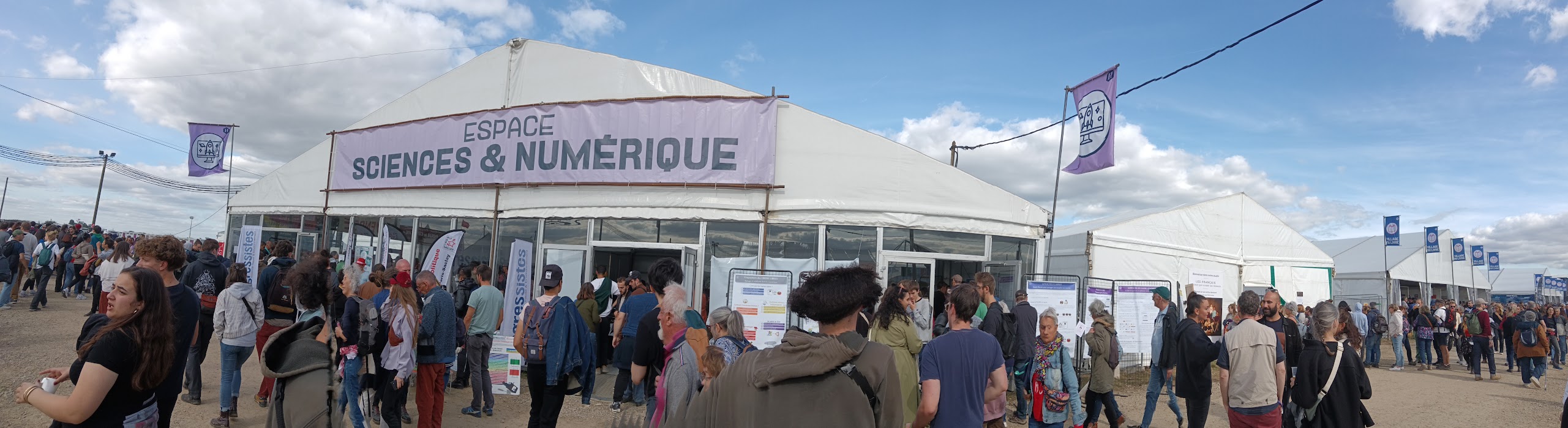 fête de l'humanité, espace science